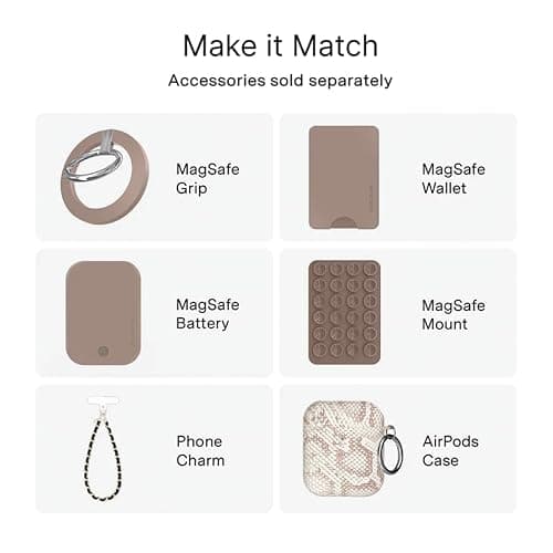VELVET CAVIAR Case for iPhone 17 Pro Max | Compatible with MagSafe | 10ft Drop Tested | Smooth SatinShield Finish | Brown Cashmere Taupe thumbnail 9