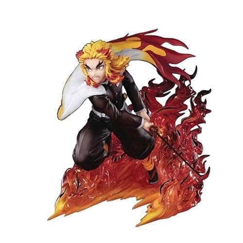 TAMASHII NATIONS - Demon Slayer: Kimetsu no Yaiba - Kyojuro Rengoku Flame Hashira, Bandai Spirits FiguartsZERO Collectible Statue - Image 1