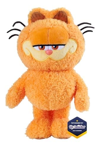 Classic Garfield 8" Plush | Charming Character Detail | Soft and Huggable | Great Gift Or Addition to Your Collection | Garfield Movie | Ages 3+ thumbnail 6