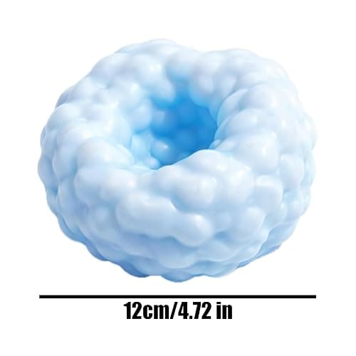 Crunchy Squíshy Stress Ball, With Satisfying Texture, 12cm, Sand Filled Sensory Fidget Toy, Moldable Crunchy Stress Balls, Soothing And Relaxing, For Adults, Students, Working, Travel thumbnail 5