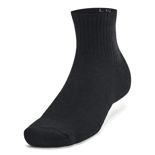 Under Armour Unisex-Adult Training Cotton Quarter Socks 6 Pack thumbnail 4