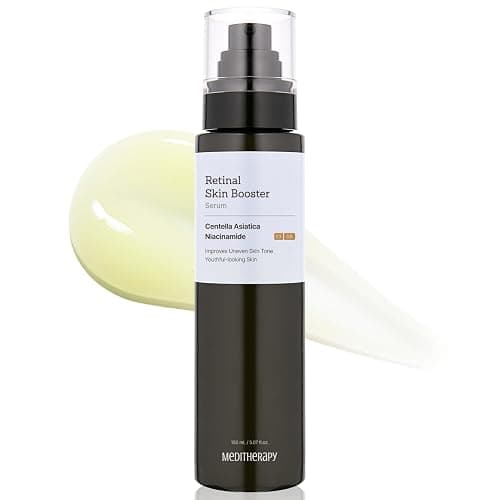 MEDITHERAPY Retinal Skin Booster Serum – Beginner Friendly Non-Irritating Retinaldehyde for Face and Body – Anti-Aging Retinol Pore Minimizer for Blemish Prone Skin– Korean Skin Care, 5.07 Fl.Oz Large - Image 1