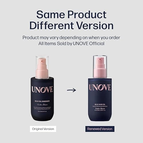UNOVE Silk Oil Essence Hair Serum 70ml/2.4fl.oz | Nourishing Hair Oil for Dry, Frizzy, and Damaged Hair | Lightweight Smoothing Serum | Frizz Control and Split End Care | Heat Protection thumbnail 9