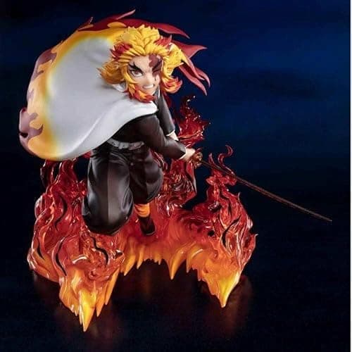 TAMASHII NATIONS - Demon Slayer: Kimetsu no Yaiba - Kyojuro Rengoku Flame Hashira, Bandai Spirits FiguartsZERO Collectible Statue thumbnail 2