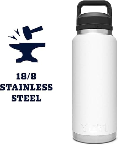 YETI Rambler 36 oz Bottle, Vacuum Insulated, Leakproof, Stainless Steel with Chug Cap thumbnail 8