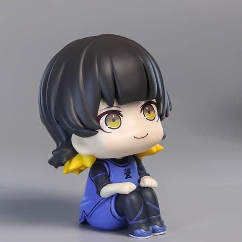 Puruuige Bachira Meguru Figure Anime Look Up Figurine 3.9'' PVC Cute Q Version Action Figure Model Cake Topper Collectible Statue thumbnail 2