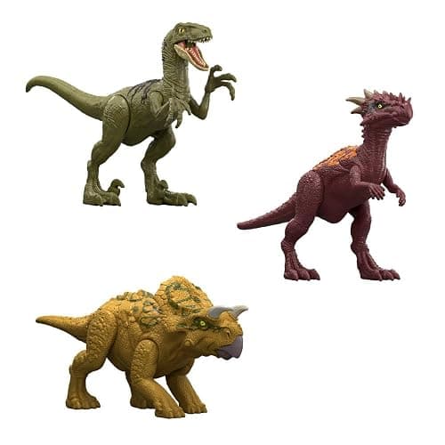 Mattel Jurassic World Dino Reveal Dinosaur Toys, Unpack Surprise & Warm Water Uncovers Full Decoration, 5 to 7 Inches, Species Vary thumbnail 4
