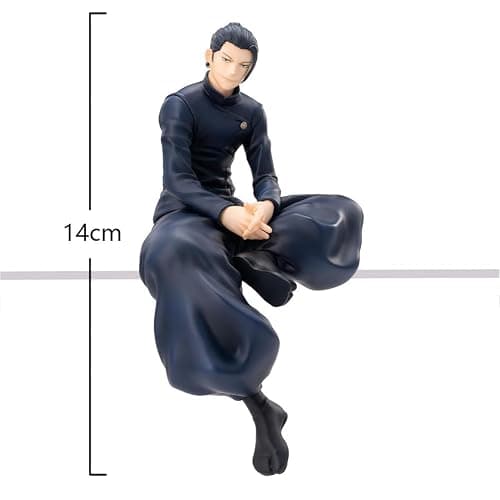 QAHEART 2Pcs JJK Figure Geto Suguru Figures JJK Sitting Figure Gojos Statue JJK Geto Suguru Action Figure Desktop Figurine 5.51IN thumbnail 4