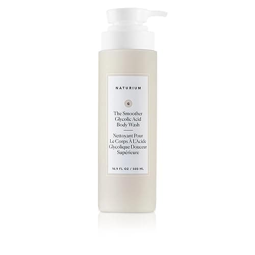 Naturium The Smoother Glycolic Acid Exfoliating Body Wash | With an AHA Blend of Glycolic & Lactic Acids, For Rough, Uneven Skin | 16.9 FL OZ / 500 ml - Image 1