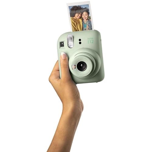 Polaroid Camera + MiniMate Accessory Bundle & Compatible Custom Case + Fuji Instax Film Value Pack (50 Sheets) Flamingo Designer Photo Album (Mint Green) thumbnail 9