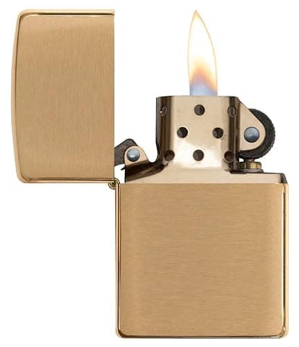 Zippo All-in-One Kit with Brushed Brass Windproof Lighter thumbnail 4