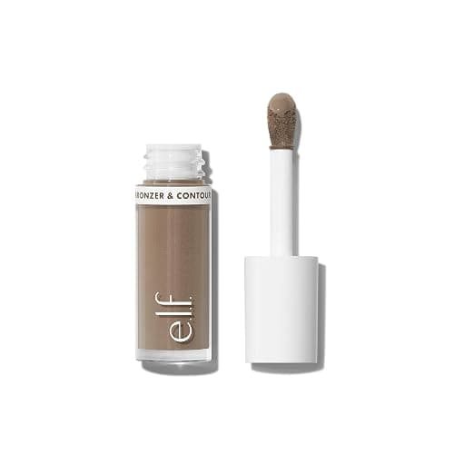 e.l.f. Camo Liquid Bronzer & Contour, Highly Pigmented, Natural-Looking Glowy Finish, Long-Lasting, Rounded Applicator, Vegan & Cruelty-Free, 1 Fair - Image 1