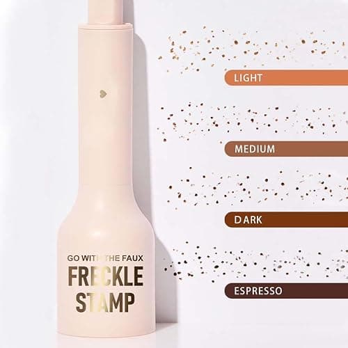 Upgrade Faux Freckle Stamp Pen, Waterproof and Long-Lasting Quick Dry Lifelike Magic Freckles Stamp for Natural, Face Freckle Makeup for with 5-Point Multi-Prong Precision Stamp Head (4# ESPRESSO) thumbnail 6