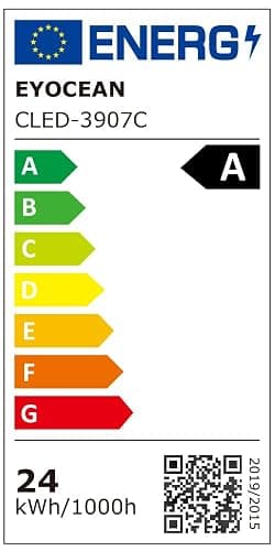 EYOCEAN Schreibtischlampe LED mit Gestensteuerung & Fernbedienung, 24W 80CM Klemmbare Schreibtischlampen, Dimmbare Einstellbare Farbtemperaturen Monitor Lampe, Tageslichtlampe für Heimbüro, Weiß thumbnail 10