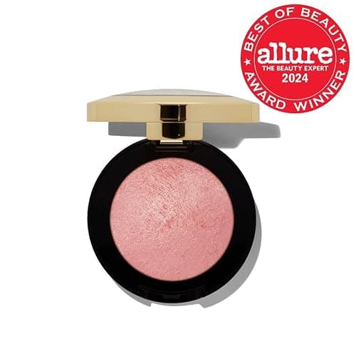 Milani Baked Blush, Powder Blush for Cheeks, Cruelty Free Makeup - Shape, Contour & Highlight Face for a Shimmery or Matte Finish -Dolce Pink thumbnail 2