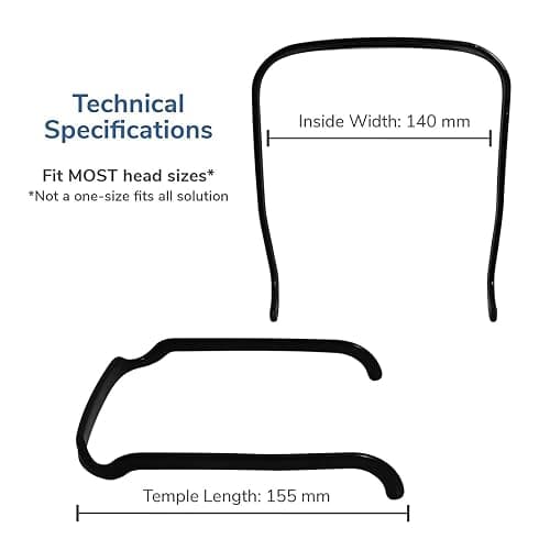3PCS Square Invisible Hairbands, Plastic Headbands for Women with Curly & Thick Hair, Seamless No-Slip Grip for Comfort, Black Normal Size Styling & Fixing Tool (Mixed) thumbnail 3