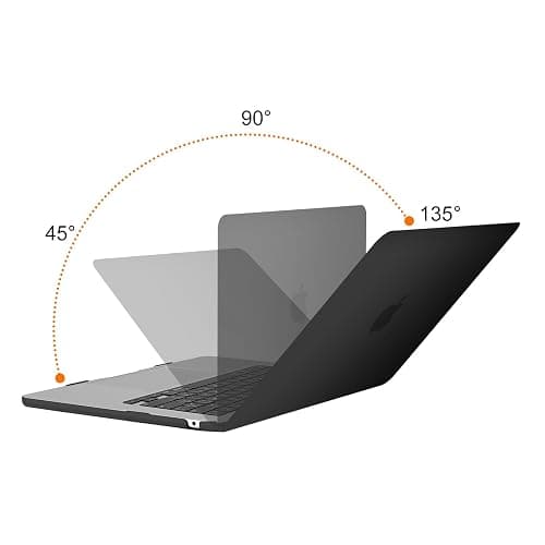 MOSISO Compatible with MacBook Air 15 inch Case 2025 2024 2023 Release M4 A3241 M3 A3114 M2 A2941 Liquid Retina Display Touch ID, Protective Plastic Hard Shell Case Cover, Black - Black thumbnail 4