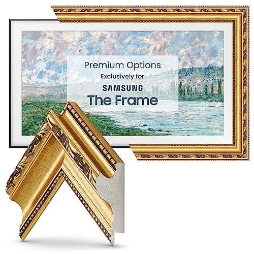 Frame My TV Deco TV Frames - Ornate Gold Smart Frame Compatible ONLY with Samsung The Frame TV and Pro (43", Fits 2021-2025) thumbnail 8