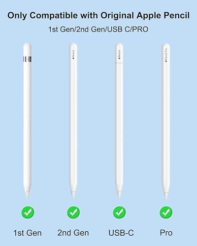 Replacement Tips for Apple Pencil Pro/ 2nd Gen/ 1st Gen/USB C, 6 Pack Upgraded iPad Pen Tips with Storage Case, Fine Point Precise Control Pencil Tip, iPad Pro Pencil Tip Set, iPad Pen Nibs Set(Pink) thumbnail 2