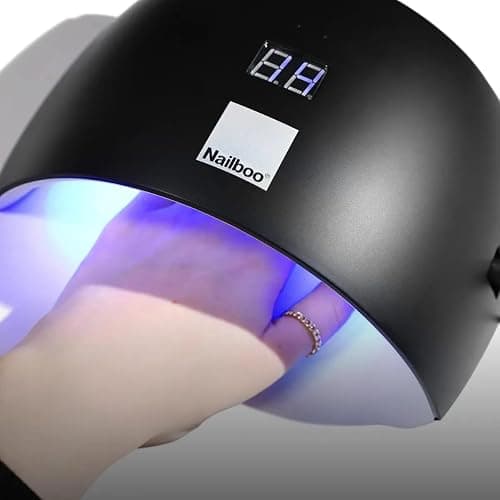Nailboo Gel Nail Polish Kit with UV Lamp, 2 Gel Polishes | Forever Glaze Gel Polishes, Base Coat, 3 Nail Files, No Wipe Top Coat & Pro Cure LED Lamp, Long Lasting, Glossy Manicure thumbnail 6