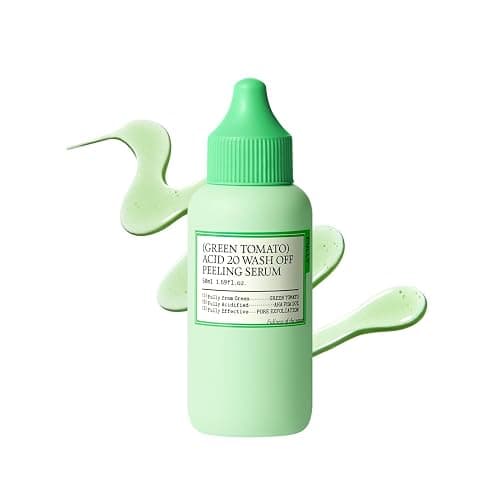 FULLY Green Tomato Acid 20 Exfoliating Wash Off Serum, 21% AHA+BHA+PHA for Dead Skin, Magic Green Potion, Body Exfoliator, for Strawberry Skin, Smooth Texture, Korean Vegan Skincare, 1.69 fl.oz - Image 1