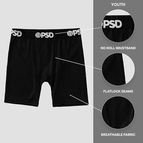 PSD Underwear Boys Boxer Briefs - Animal Print, Comfortable Active Underwear for Boys, Packs & Singles thumbnail 2