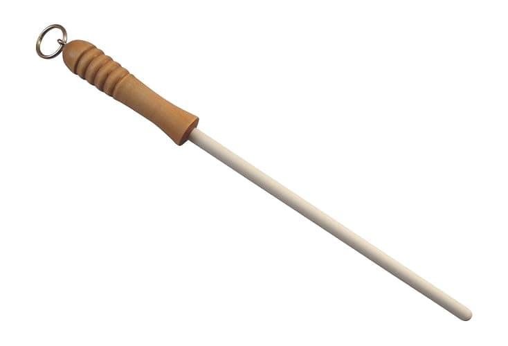 Idahone Fine Ceramic Sharpening Rod (12", Natural Handle) thumbnail 2