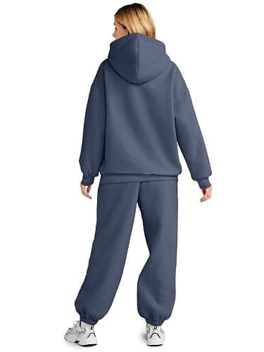 AUTOMET Womens 2 Piece Outfits Lounge Hoodie Sweatsuit Sets Plus Size Fall Fashion Clothes Airport Travel Pants Tracksuits thumbnail 3