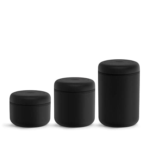 Fellow Atmos Vacuum Coffee Canister & Food Storage Container - 0.7 Liter Canister holds up to 11 oz of Coffee Beans - Airtight Food Storage Containers - Coffee Containers - 0.7 Liter - Matte Black thumbnail 4