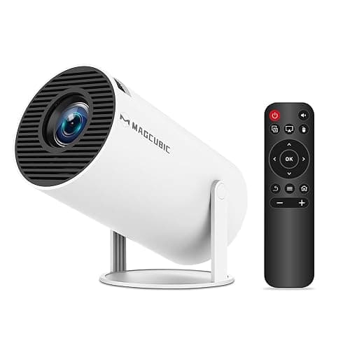 Magcubic Mini Portable Projector - 4K & 1080P Support, WiFi6 & Bluetooth 5.4, Android 14, Auto Horizontal Correction, 180 Rotatable, Outdoor Movie Compatible with Phone - Image 1