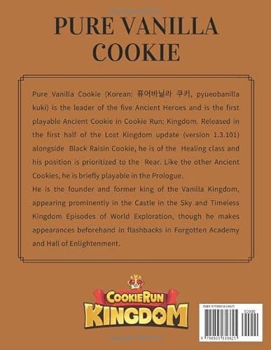 Pure Vanilla Cookie Sketchbook: Cookie Run Kingdom Sketch Book, Perfect Size 8.5x11 inch, 120 Pages, Gifts For Drawing, Sketching, Dooling and Painting thumbnail 2