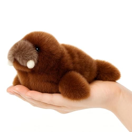 Mushymallow Adorable Walrus Stuffed Animal Soft Plush Birthday Gift for Kid | Cute Plush Toy Pocket-Sized Stuffed Walrus for Boys Girls Adults Christmas Birthday Gifts Desk Decor Magnetic Fridge Magnet thumbnail 7