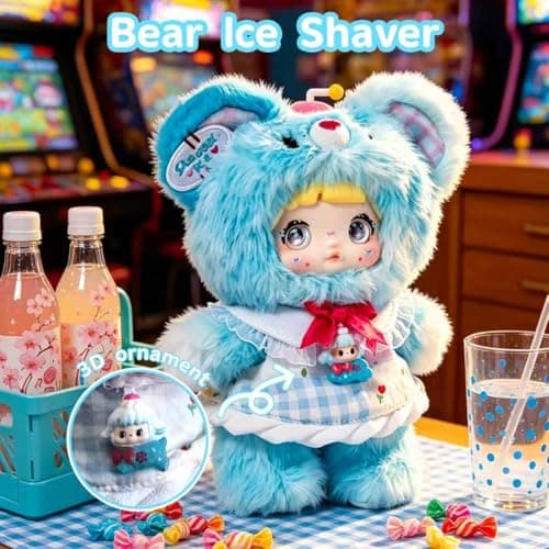 Mckkymi Plush Blind Box,Kawaii Nommi About The Childhood Series Stuffed Blind Box Doll 1PC,Unique Designs Keychain & Bag Charm,Cute Anime Vinyl Plushies Collectible for Birthday (Random 1PC) thumbnail 7