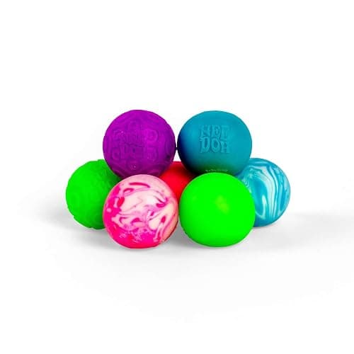 Schylling NeeDoh Teenie Single - Sensory Squeeze Toy - Mini Groovy Glob - 1.25" Wide - Color May Vary (Pack of 1) - Image 1