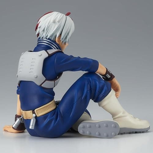 HBGIAY MHA Figurines Midoriya Izuku Action Figure Statue 10cm Asui Tsuyu Sitting Figure Anime Todoroki Shouto Desktop Figures Anime Collections thumbnail 3