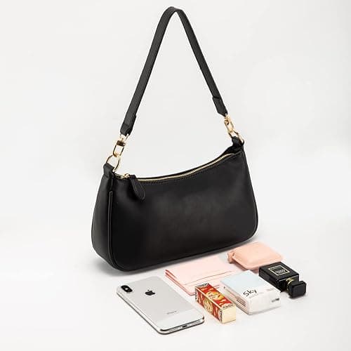 VODIU Clutch Tote Handbags with 2 Removable Straps and Zipper Closure Crossbody Bags Shoulder Purse Handbag for Women thumbnail 7