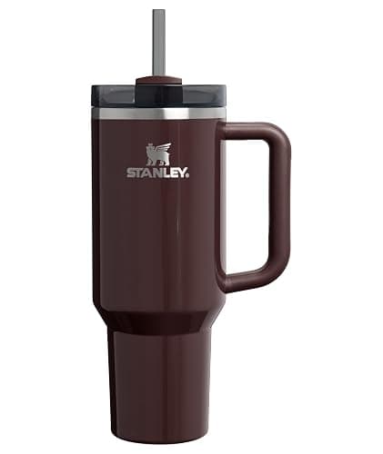 STANLEY Quencher H2.0 Tumbler with Handle and Straw 40 oz | Flowstate 3-Position Lid | Cup Holder Compatible for Travel | Insulated Stainless Steel Cup | BPA-Free | Mahogany Gloss - Image 1