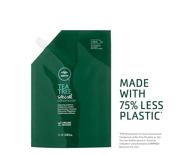 Tea Tree Special Conditioner, Detangles, Smooths + Softens, For All Hair Types - 33.8 Fl Oz (Pack of 1) Pouch thumbnail 2