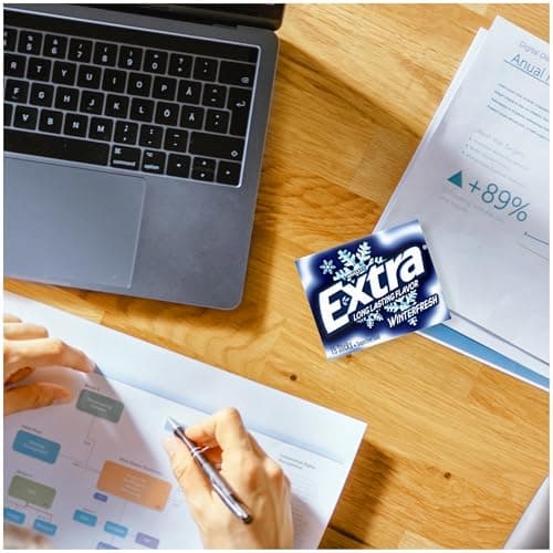 EXTRA Gum Winterfresh Sugar Free Chewing Gum Bulk Pack, 15 Stick (10 Pack) thumbnail 7