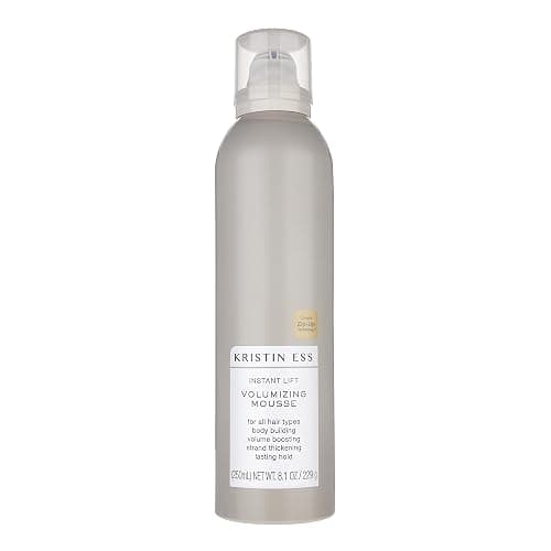 Kristin Ess Hair Instant Lift Volumizing Mousse with Castor Oil - Boosts Volume + Thickens, Body Building, Lasting Hold, Non Sticky, For Curly, Wavy + Straight Hair, 8.1 Oz - Image 1