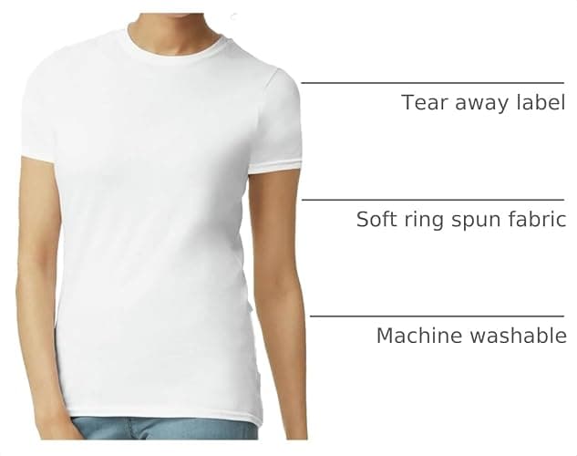 Gildan Womens Softstyle Cotton T-Shirt, Style G64000l, Multipack thumbnail 4