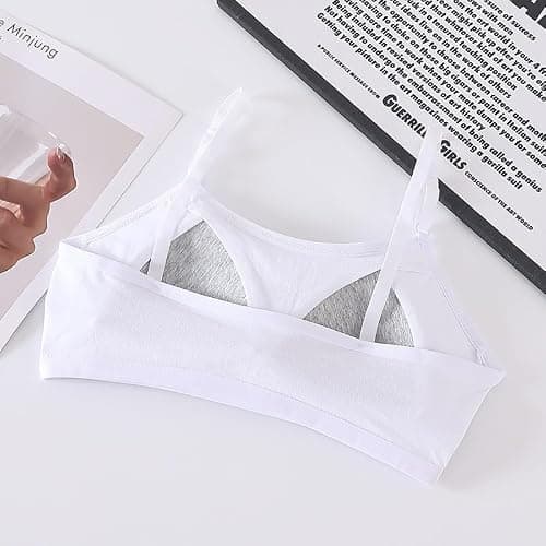 Herepai Big Girls Bra Comfort Flex Fit Seamless for Girl Teens with Adjustable Straps, Pull-on Design thumbnail 3