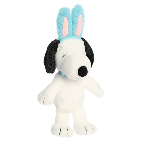 Aurora Adorable Peanuts Easter Snoopy Stuffed Animal - Officially Licensed Toys For All Snoopy Fans - Seasonal Plush For Easter Holiday - White 8 Inches thumbnail 5
