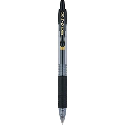 Pilot G2 Premium Gel Pens, Black Pens, Bold Point 1 mm, 4 Black thumbnail 8