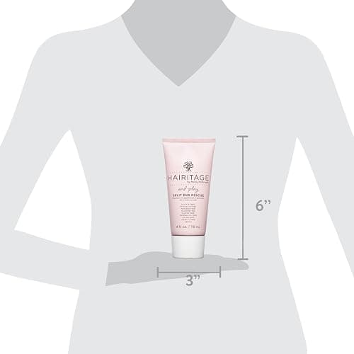 Hairitage Split End Rescue Gel Cream - Jojoba Protein Vegan Formula for Dry and Damaged Hair - Replenishes Moisture, Smoothes Split Ends for Silky Finish - 4 fl oz thumbnail 9