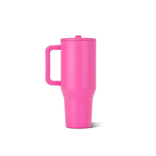 HydroJug Traveler 32oz, Insulated Tumbler with Handle & Straw, Razzle thumbnail 3
