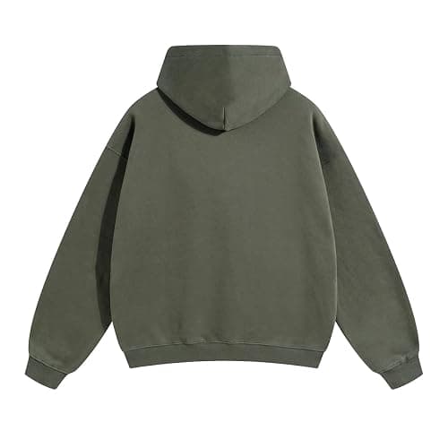 VFIVE UNFOUR 350gsm Thick Cotton Lined Hoodies Winter Oversized Blank Hoodies Warm Sweatshirts thumbnail 2