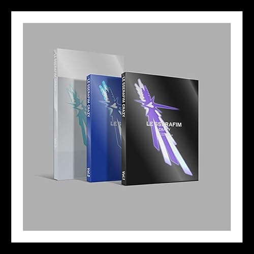 LE SSERAFIM CRAZY 4th Mini Album VOL.1 + Gift Card K-POP SEALED - Image 1