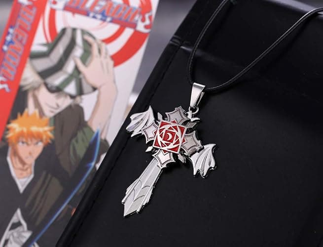 DTKJ Pendant Necklace Anime Jewelry Vampire Knight Turnable Pendant Rose Medallion Necklace thumbnail 3