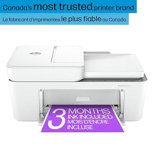 HP DeskJet 4255e Wireless All-in-One Colour Inkjet Printer, Scanner, Copier, Best for Home, 3 Months of Ink Included (588S6A) thumbnail 3